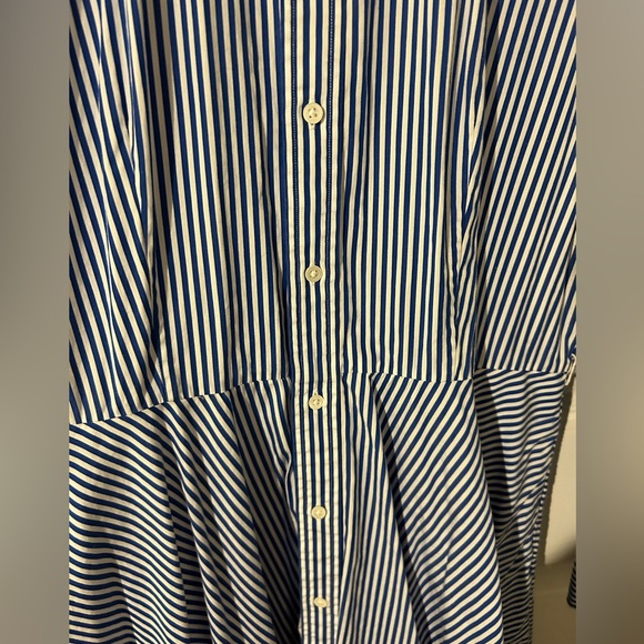 Polo Ralph Lauren blue striped collared dress size 12 - Picture 5 of 16